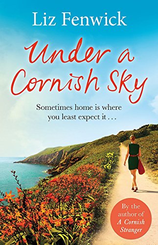 Book cover: woman walking a coastal path under a blue sky.