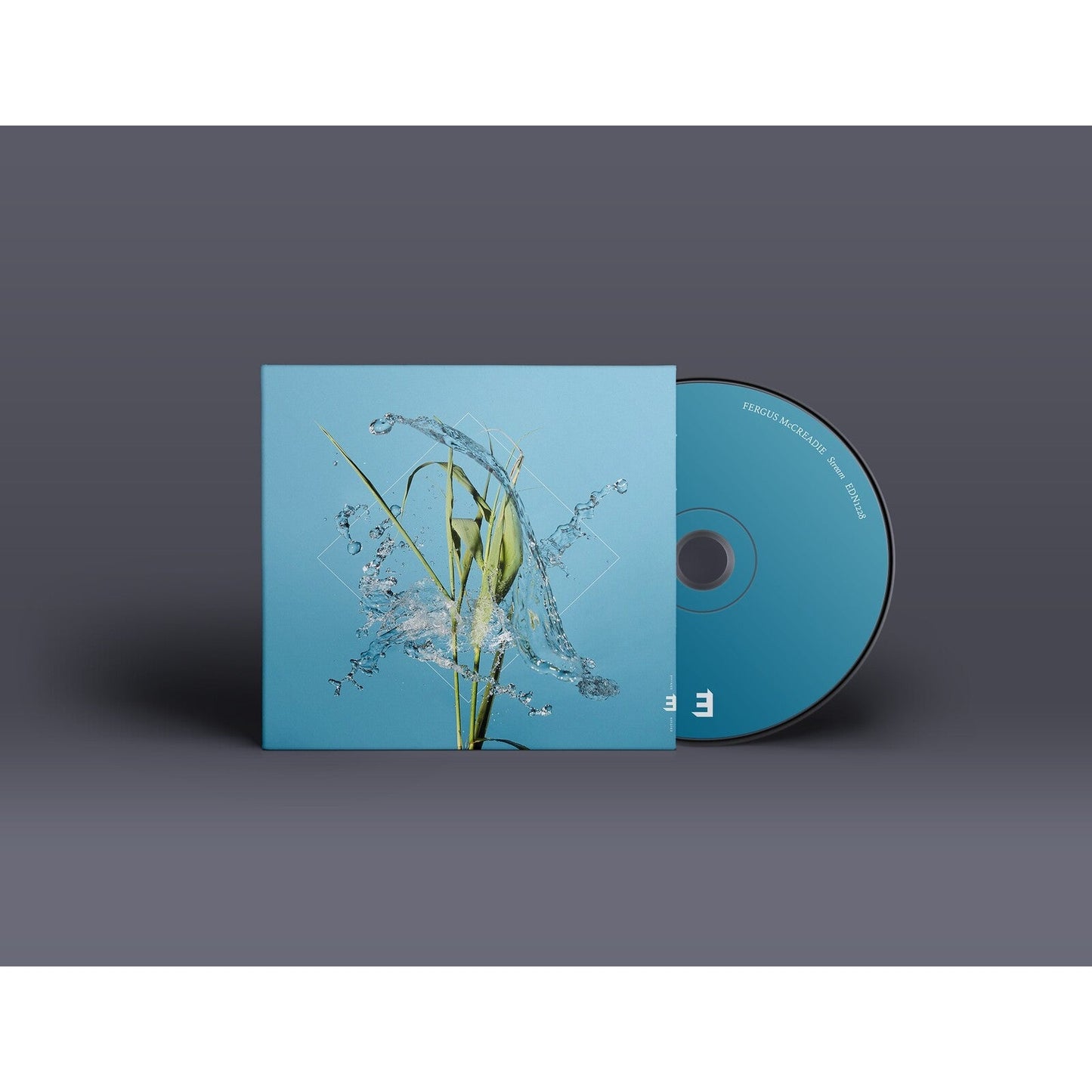 CD case with blue background and image of splashing water.