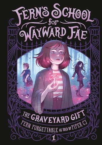 Book cover: three young people in a spooky, glowing forest.