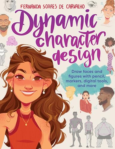 Book cover with illustrations of diverse faces and figure drawing guides.