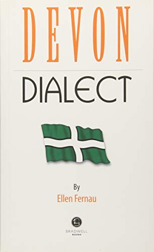 Book cover: "Devon Dialect" by Ellen Fernau, with a flag illustration.