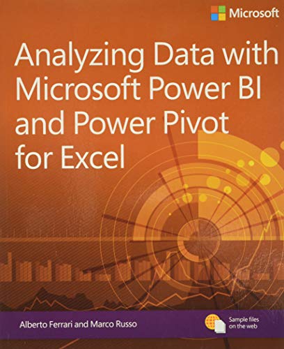 Book cover for Analyzing Data with Microsoft Power BI and Power Pivot for Excel.