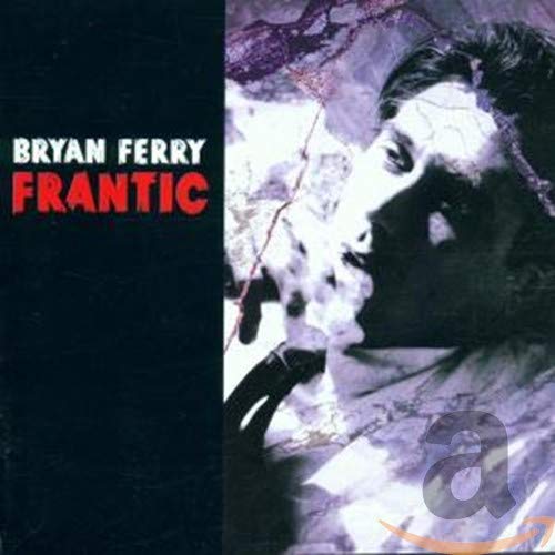 Bryan Ferry āFranticā CD cover: portrait with abstract purple and white effects.