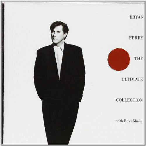 Bryan Ferry album cover: portrait, red circle, and text on white.