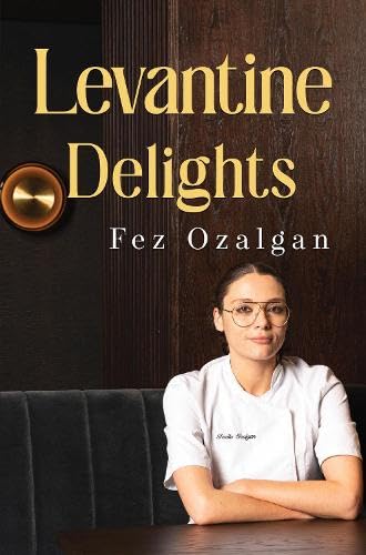 Book cover featuring a woman with glasses and the title “Levantine Delights”.