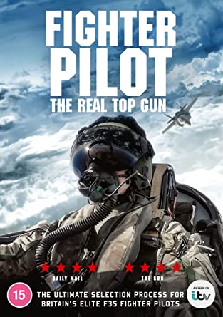 DVD cover featuring a fighter pilot in a helmet with a jet in the background.