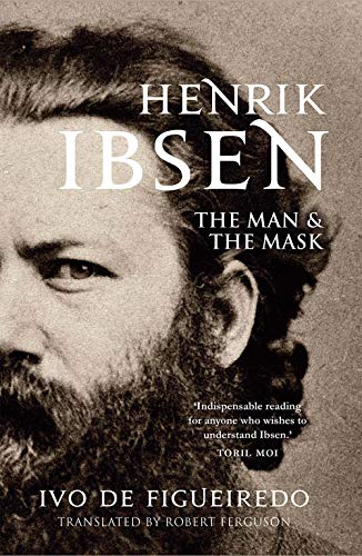 Book cover featuring a close-up portrait of a bearded Henrik Ibsen in sepia tones.