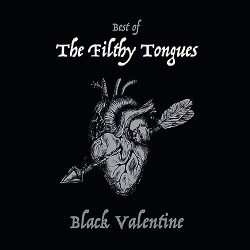 Black and white album cover featuring a heart pierced by an arrow.