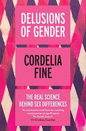Book cover with pink, white, and dark blue diamond pattern and pink text boxes.