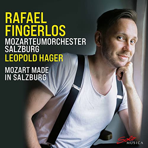 CD cover featuring Rafael Fingerlos, a man with a beard and suspenders.