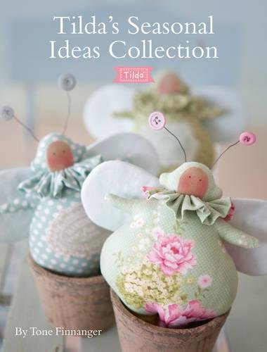 Book cover featuring handmade fabric dolls resembling insects in pots.