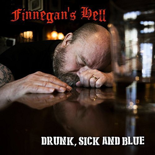 CD cover: man slumped over a bar, looking distressed and unwell.