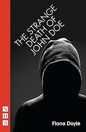 Book cover: hooded figure in shadow, title “The Strange Death of John Doe”.