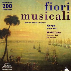 CD cover for "Fiori Musicali" featuring a coastal landscape painting.