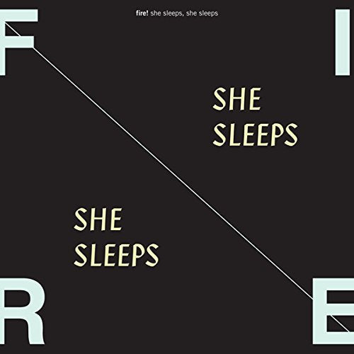 Vinyl record of Fire! album “She Sleeps, She Sleeps” with barcode.