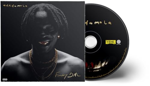 FIREBOY DML “ADEDAMOLA” CD case and disc featuring the artist’s portrait.