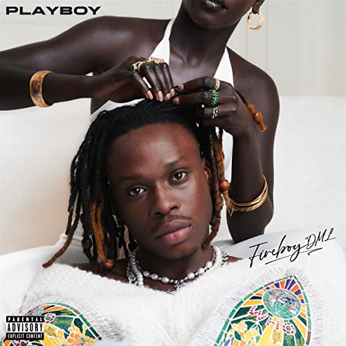 Fireboy DML album cover, featuring a man and woman in a portrait.