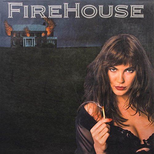 CD cover for Firehouse album featuring a woman and burning house.