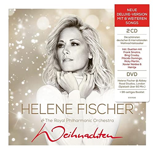 Helene Fischer Christmas CD and DVD with portrait of the singer.