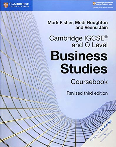 Cambridge IGCSE Business Studies Coursebook, third revised edition cover.