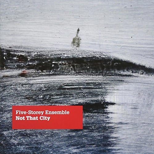 CD cover with abstract blue and black paint strokes, red text label.