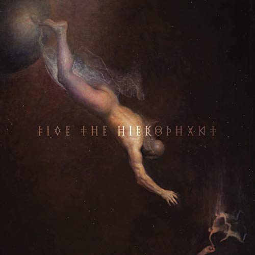 Dark album cover featuring a reclining nude figure against a starry void.
