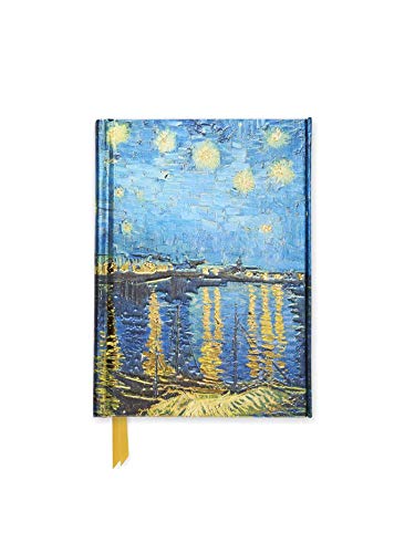 Van Gogh’s “Starry Night over the Rhone” depicted on a journal.