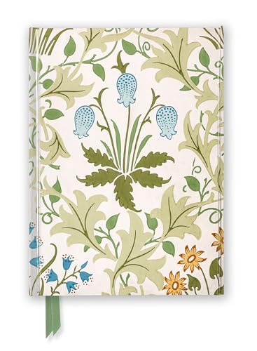 Floral journal cover with blue and yellow flowers on a cream background.