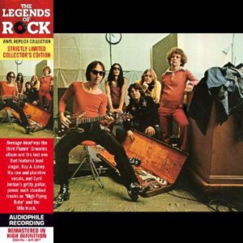 Flamin' Groovies “Teenage Head” CD cover with band photo and vintage aesthetic.