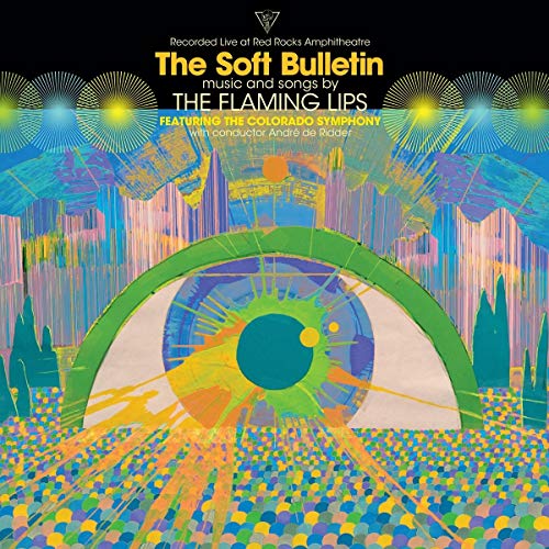 CD cover for The Flaming Lips’ “Soft Bulletin” with a large eye image.