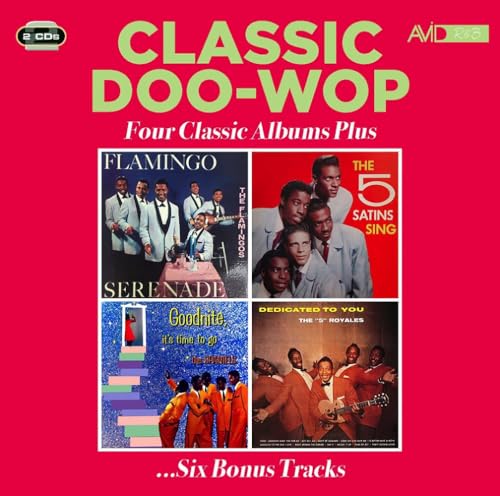 CD cover for "Classic Doo-Wop" featuring four album covers of vocal groups.