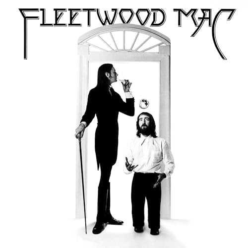 Fleetwood Mac album cover: two men in black and white, surreal imagery.