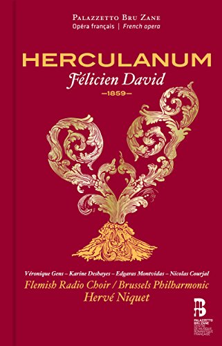CD cover for "Herculanum" featuring ornate gold floral design and text.