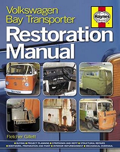 Haynes restoration manual cover for a classic Volkswagen Bay Transporter.