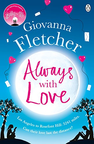 "Book cover with lavender background, white hearts, and a hanging envelope, by Giovanna Fletcher."