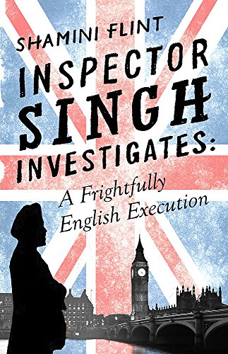Book cover: Inspector Singh investigates, with Union Jack and Big Ben.