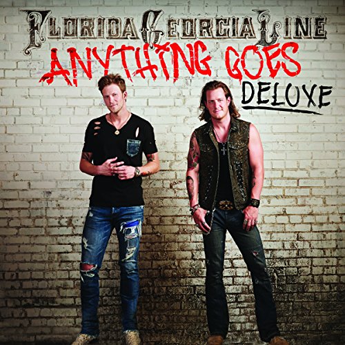 CD cover for Florida Georgia Line’s “Anything Goes Deluxe” featuring two men.
