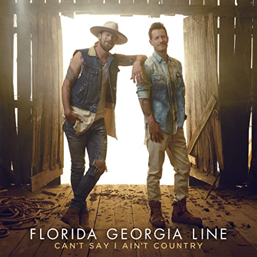CD cover featuring Florida Georgia Line posing in front of a barn.