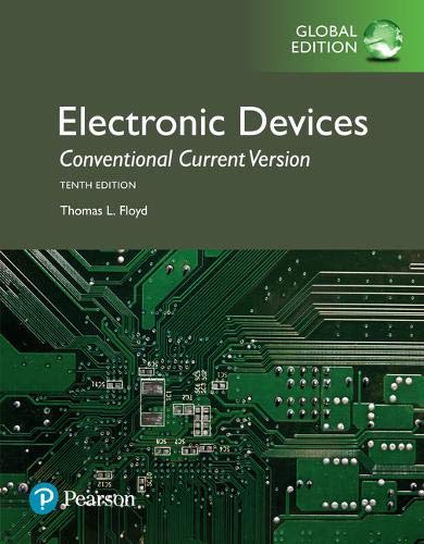 Textbook cover for “Electronic Devices,” showing a green circuit board.