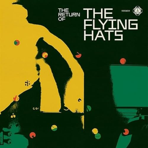 CD cover: silhouette with colorful circles, text “The Flying Hats – The Return Of”.