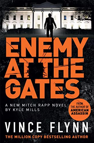 Book cover for Enemy at the Gates featuring a silhouette before the White House.
