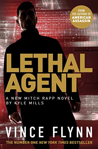 Book cover: "Lethal Agent" by Vince Flynn, featuring a man in black.