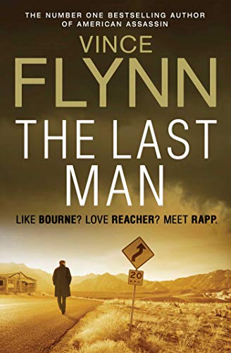 Book cover: "The Last Man" by Vince Flynn, featuring a lone figure.