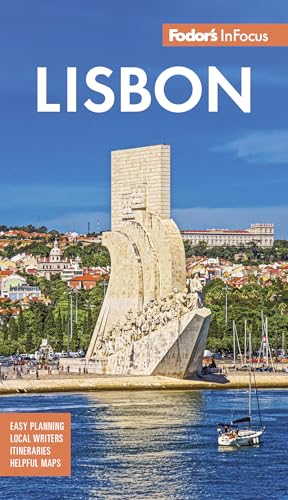 Fodor's InFocus Lisbon guidebook cover featuring the Belém Tower monument.