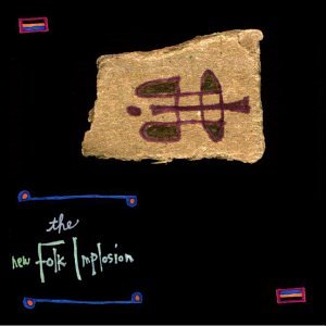 CD cover for Folk Implosion’s “The New Folk Implosion” with abstract design.