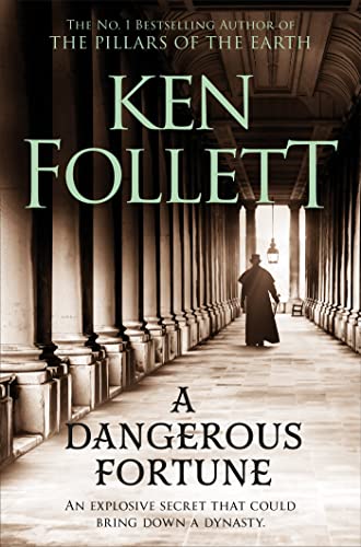 Book cover: a man walks down a long, ornate hallway.
