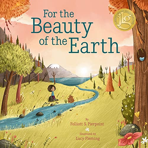 Book cover: illustrated landscape with a child by a winding river.