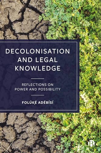 Book cover: "Decolonisation and Legal Knowledge" with cracked earth imagery.