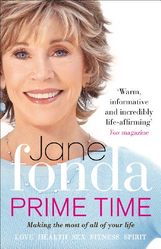 Book cover featuring Jane Fonda, with title “Prime Time” in pink text.