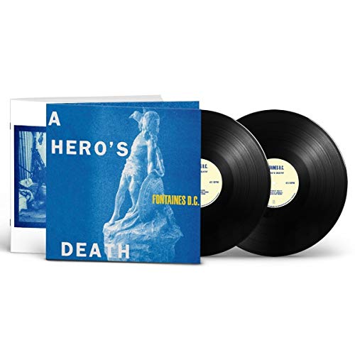 Fontaines D.C. “A Hero’s Death” deluxe vinyl LP with statue cover art.